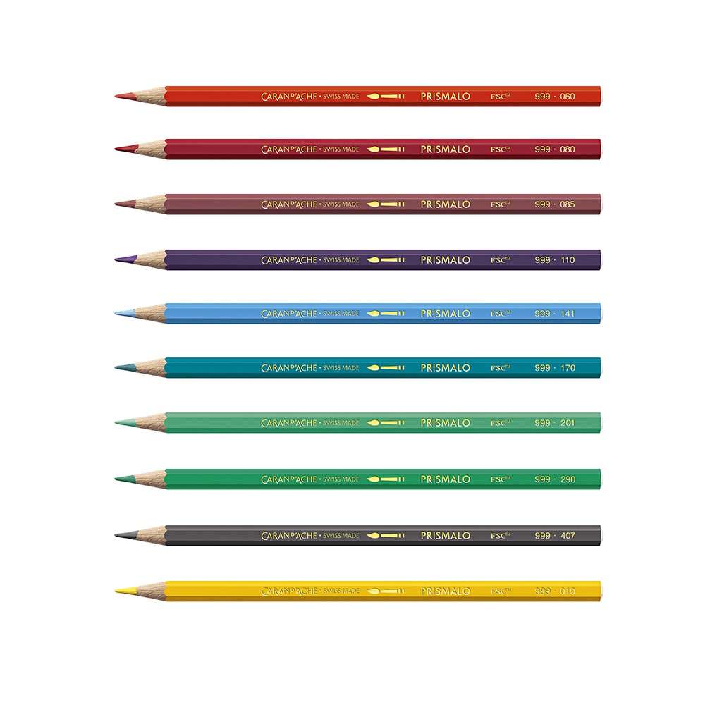 Caran D’arche(คารันดาช) ดินสอสีไม้ระบายน้ำ รุ่น SUPRACOLOR แท่งปลีก มีให้เลือก 120 สี (1/6)