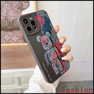 ตัวป้องกันเลนส์ เคสไอโฟน11 black case Violent Bear for ไอโฟน 14 Pro max plus ใช้สำหรับ Apple11 เคสไอโฟน13 เคสi11 เคสiPhone12 case iPhonexr xsmax 14 case iPhone11promax เคสไอโฟนxs เคสไอโฟน13promax