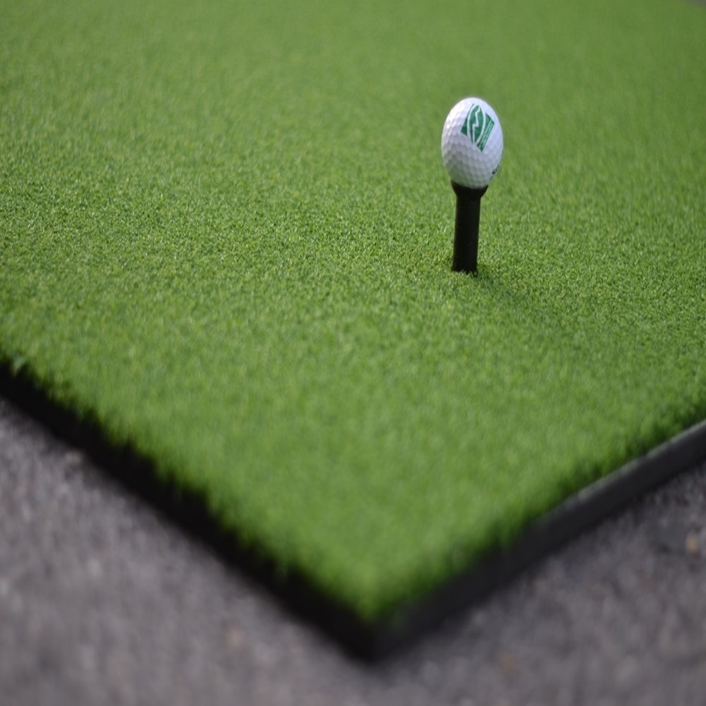 AMZ พรมซ้อมกอล์ฟ ขนาด 49x80 cm พรมซ้อมไดร์ฟ เสื่อซ้อมกอล์ฟ GOLF HITTING MAT แถมฟรีทียาง