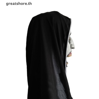 Greatshore The Horror Scary Nun Latex พร้อมผ้าพันคอคอสเพลย์ สําหรับปาร์ตี้ฮาโลวีน