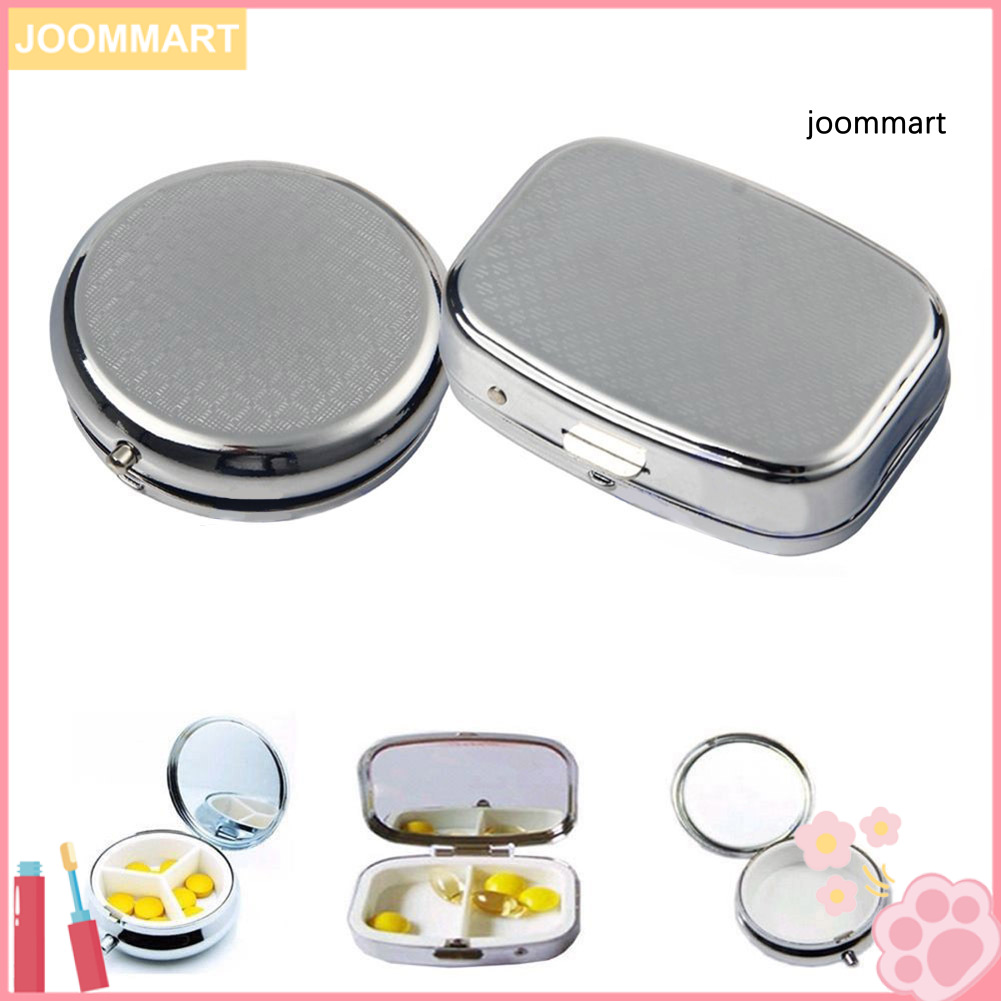 JMMetal Pill ที่ใส่ยาแท็บเล็ตยาแคปซูลกล่องคอนเทนเนอร์ Travel k2