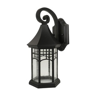 Outdoor branch lights WALL BRACKET CARINI ALUMINIUM/GLASS CLASSIC 768W SAND BLACK External lamp Light bulb ไฟกิ่งภายนอก