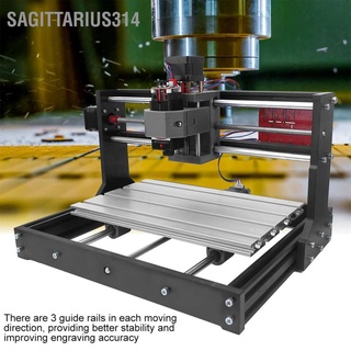 Sagittarius314 Cnc 3018 Pro ชุดเราเตอร์แกะสลักเลเซอร์ ขนาดเล็ก 2500Mw Grbl ควบคุม 3 แกน