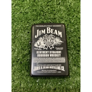 ซิปโป้ JIMBEAM สีดำ สวยน่าสะสม