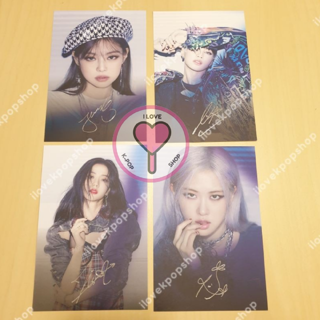 พร้อมส่ง โปสการ์ด BLACKPINK - THE ALBUM มีลายเซ็นต์ปริ้น ของแท้ จาก YG SELECT TH