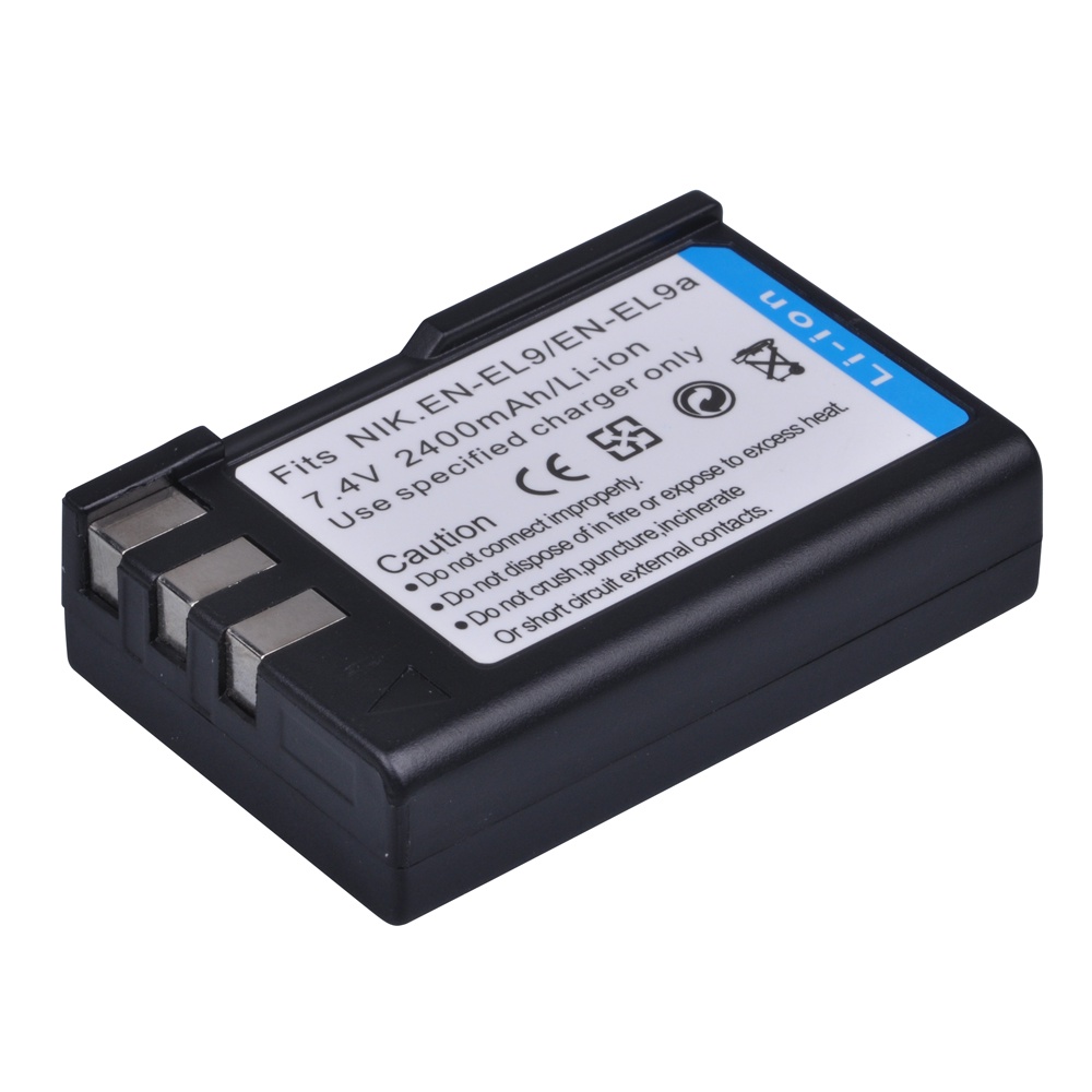 2 Battery-EN-EL9 EN EL9 Batterie Pour Nikon D40 D60 D40X D5000 D300 L15 ENEL9A EN EL9a Caméra