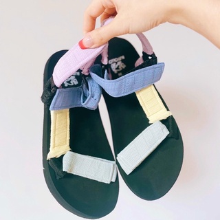 รองเท้าแตะรัดส้น BUFFOLLOW STRAP ON SANDALS “PASTEL VENICE”