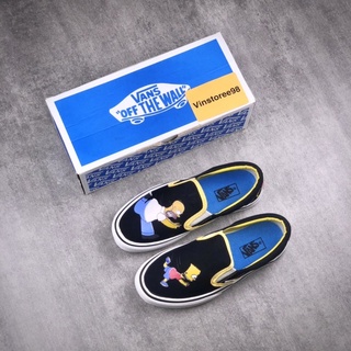 รองเท้า Vans slip on the simpsons Bart &amp; Lisa