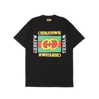 แนวโน้ม Chinatown MARKET ใหม่ เสื้อยืดลําลอง ผ้าฝ้าย แขนสั้น พิมพ์ลายกราฟฟิติ สําหรับผู้ชาย และผู้หญิง