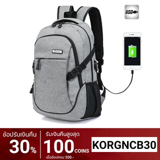 Korean KD M13 USB Canvas แฟชั่นกระเป๋าเป้สะพายหลังสำหรับผู้ชาย