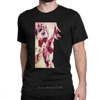 [S-5XL] Yuno เสื้อยืดแขนสั้น ผ้าฝ้าย พิมพ์ลายอนิเมะ Mirai Nikki Gasai สไตล์ญี่ปุ่น คลาสสิก สําหรับผู้ชาย