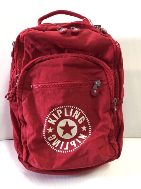 พร้อมส่งคะ Kipling Clas Seoul School Backpack : Red
