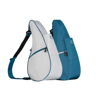 Healthy Back Bag กระเป๋าสะพาย Inside-Out ผ้าโพลีเอสเตอร์ สี Bluegreyz ขนาด Small กระเป๋าเพื่อสุขภาพ น้ำหนักเบา