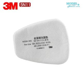 3M 5N11 [1 กล่อง 10 ชิ้น] แผ่นกรอง สำหรับหน้ากากกันสารเคมี ฝุ่นละออง ของแท้ 100% มาตรฐาน N95