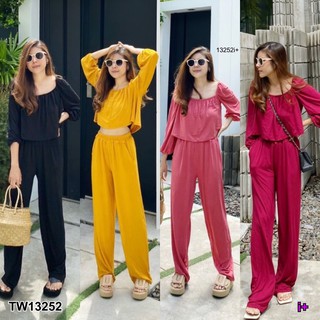 GN13252 **รบกวนสอบถามก่อนสั่งซื้อจ้า** Set เสื้อแขนยาว+กางเกงขายาว Long sleeve shirt + long pants