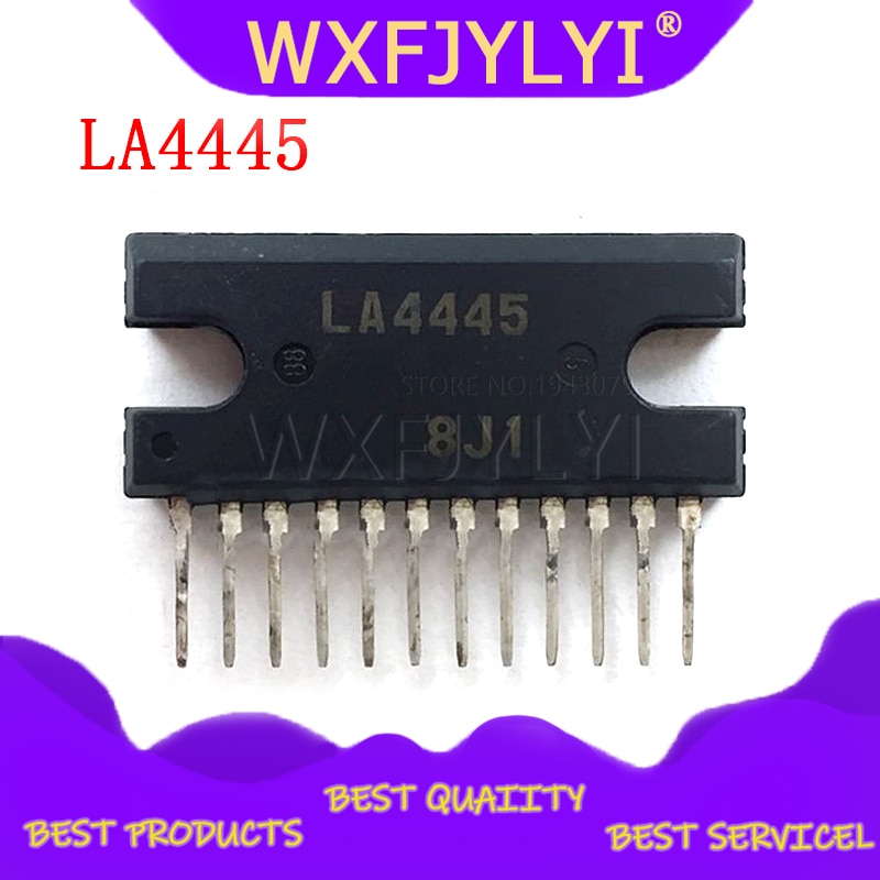 2pcs/lot LA4445 SIP-12