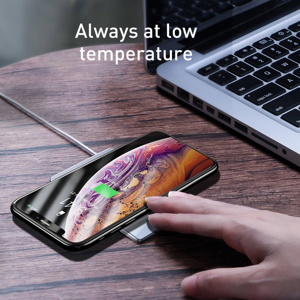 baseus 15 w qi แผ่นชาร์จแบบไร้สายสําหรับ iphone x xs x x xr 8 samsungs 10 s 9 xiaomi 9p 20 #8