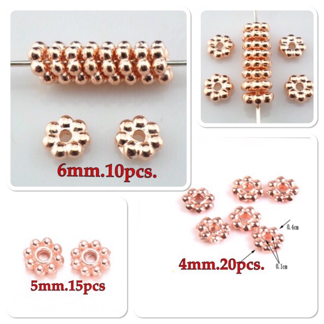 ตัวคั่นลูกปัดเงินธิเบต TS14  10,15,20 ชิ้น/เซ็ต