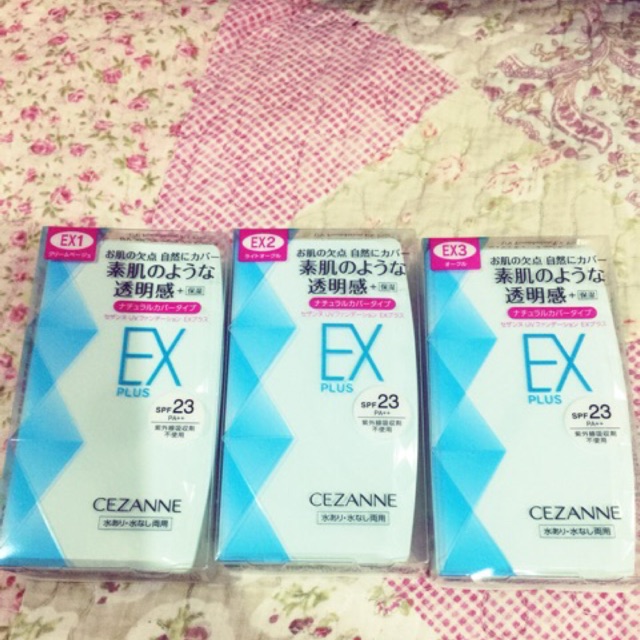 แป้ง cezanne ex1, ex2 , ex 3, ex 4 (ตลับจริง) ของใหม่แท้ 100%  คุ้มเวอร์