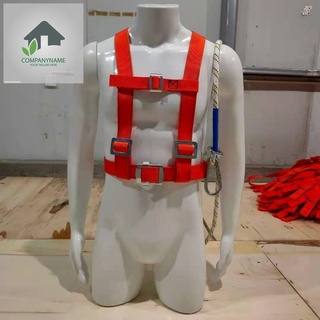 เข็มขัดเซฟตี้ ตะขอใหญ่ เข็มขัดปีนต้นไม้ เข็มขัดครึ่งตัว SafetyBelt พร้อมเชือกเซฟตี้เส้นเดี่ยว