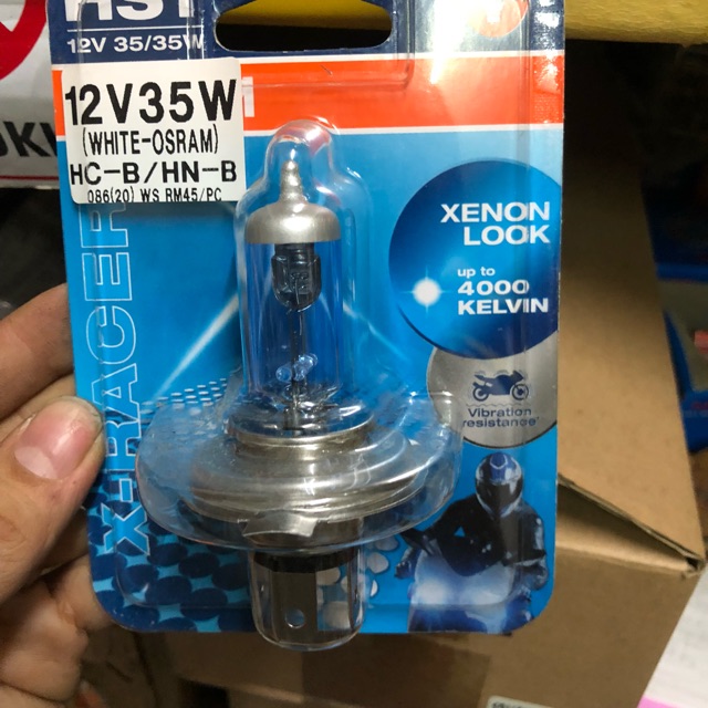 Osram 12v35w H4 หลอดไฟสําหรับมอเตอร์ F150/Srl115z-Fi/Dash-Fi