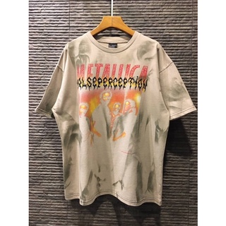 เสื้อยืด Vintage Metallica t-shirt จัดเลยงานดี มีพร้อมส่ง ถ่ายจากสินค้าจริงคะ ถ่ายสดจากสินค้าจริง100% Size M