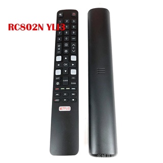 Tcl รีโมตคอนโทรล RC802N YLI3 ERC802N YLI3 TV TCL 06-IRPT45-ERC802N 50P615