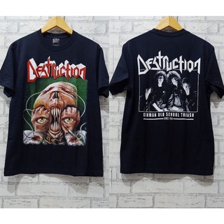 [S-5XL] เสื้อยืด พิมพ์ลาย Destruction Release To Agony