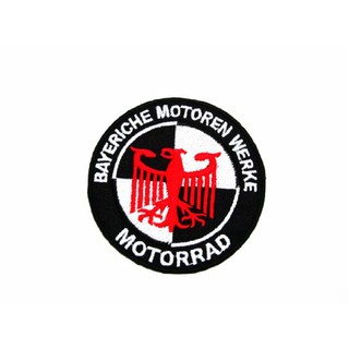 BMW MOTORRAD (GERMAN VERSION) ป้ายติดเสื้อแจ็คเก็ต อาร์ม ป้าย ตัวรีดติดเสื้อ Badge Patches