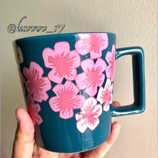 Starbucks 2016 CHERRY BLOSSOMS  BLUE Mug 14 oz/414 ml.