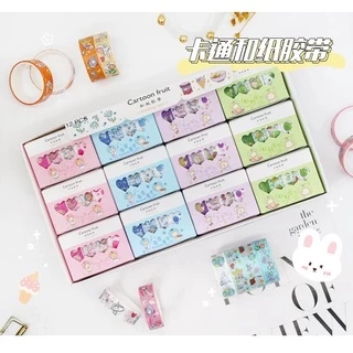 เทปตกแต่ง 1-4 ม้วน แม่มด หมี แมว นักบินอวกาศ วาชิเทป Washi tape DIY ตกแต่ง สติ๊กเกอร์ เทป อุปกรณ์การเรียน เครื่องเขียน
