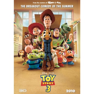 โปสเตอร์หนัง Toy Story ทอย สตอรี่ Movie Poster ภาพติดผนัง ตกแต่งห้อง ตกแต่งบ้าน รูปติดห้อง Woody Buzz Lightyear