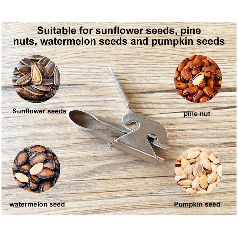 อุปกรณ์คีมสแตนเลสสําหรับใช้ในการปอกเปลือกเมล็ดแตงโม - รูปที่ 3