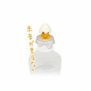 กาชาปอง ที่เปิดฝาขวด Gudetama I cant see the future งานแท้ญี่ปุ่น.