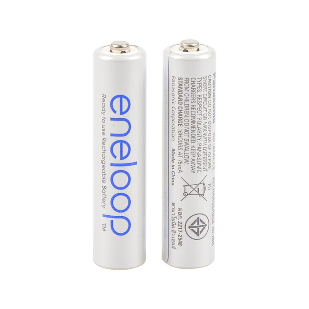 ถ่านชาร์จ PANASONIC AAA ENELOOP 4MCCE แพ็ค 2 ก้อน สีขาว
