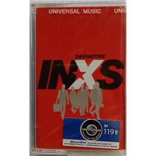 Cassette Tape เทปคาสเซ็ตเพลง Inxs Definitive ลิขสิทธิ์ ซีล รวมเพลง 21 เพลง