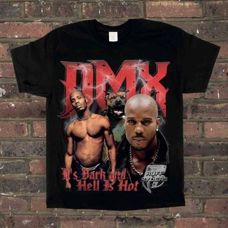 คอลูกเรือใหม่ เสื้อยืดผ้าฝ้าย 100% พิมพ์ลาย Dmx Dmx Rapper Dmx Memorial Ijjhjp35Gihdep23 ของขวัญวันหยุด XS-3XL หกสีS-5XL