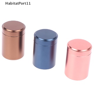 Habitatport กระปุกอลูมิเนียม ป้องกันอากาศ สําหรับใส่สมุนไพร ชา 1 ชิ้น