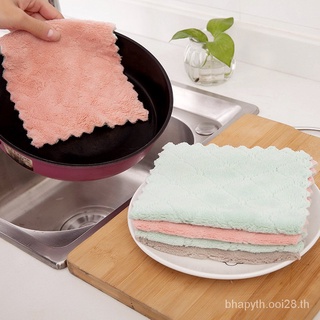 【1 บาท】ผ้าอเนกประสงค์ ผ้าเช็ดจาน ผ้าไมโครไฟเบอร์ Clean Cloths Sl4052