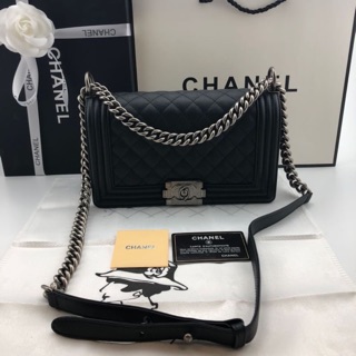 กระเป๋า Chanel boy10 Original leather พร้อมส่งค่ะ