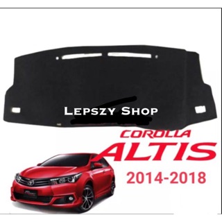 พรมปูคอนโซลหน้ารถ TOYOTA COROLLA ALTIS 2014-2019