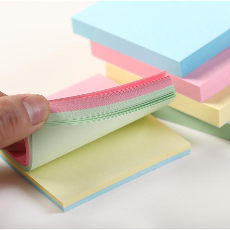 🔥มีแพ็คเกจ 100แผ่น🔥กระดาษโน๊ตกาวในตัว Sticky Note✔️พร้อมส่ง เครื่องเขียน กระดาษบันทึกโน๊ต ของแจก - รูปที่ 4