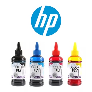 หมึกเติม HP ชุด4สี ขนาด 100 ml COLOR FLY Refill เติม HP ได้ทุกรุ่น