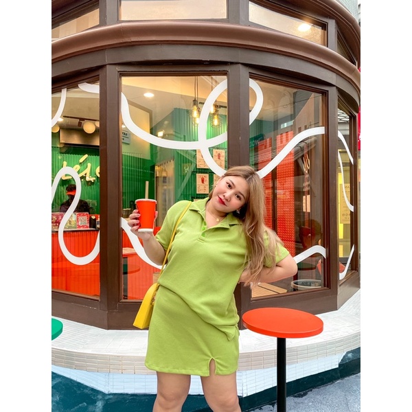 Sporty Skirt Set เซทชุดเสื้อโปโลกระโปรงสั้น - MerryChubbyHouse