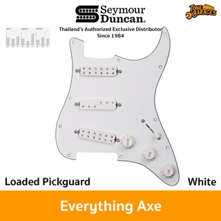 Seymour Duncan Everything Axe Loaded Pickguard ปิ๊กอัพกีตาร์พร้อมปิคการ์ด สีขาว ยกชุด ของแท