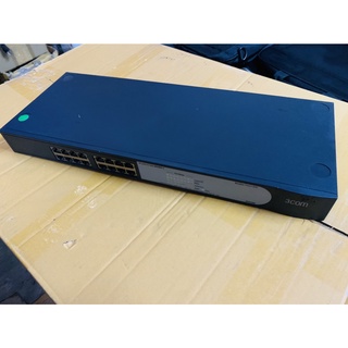 3Com Baseline 3C16470B 16 Ports Switch 10/100 Mbps Rackmount สวิตซ์