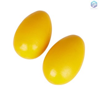 Maracas Egg Shakers เครื่องเคาะจังหวะไข่ 2 ชิ้นสีแดง