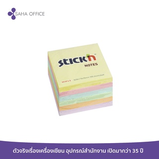 กระดาษโน๊ตกาวในตัว Stickn EP3030-6 สีพาสเทลคละสี 3x3นิ้ว (6x100)