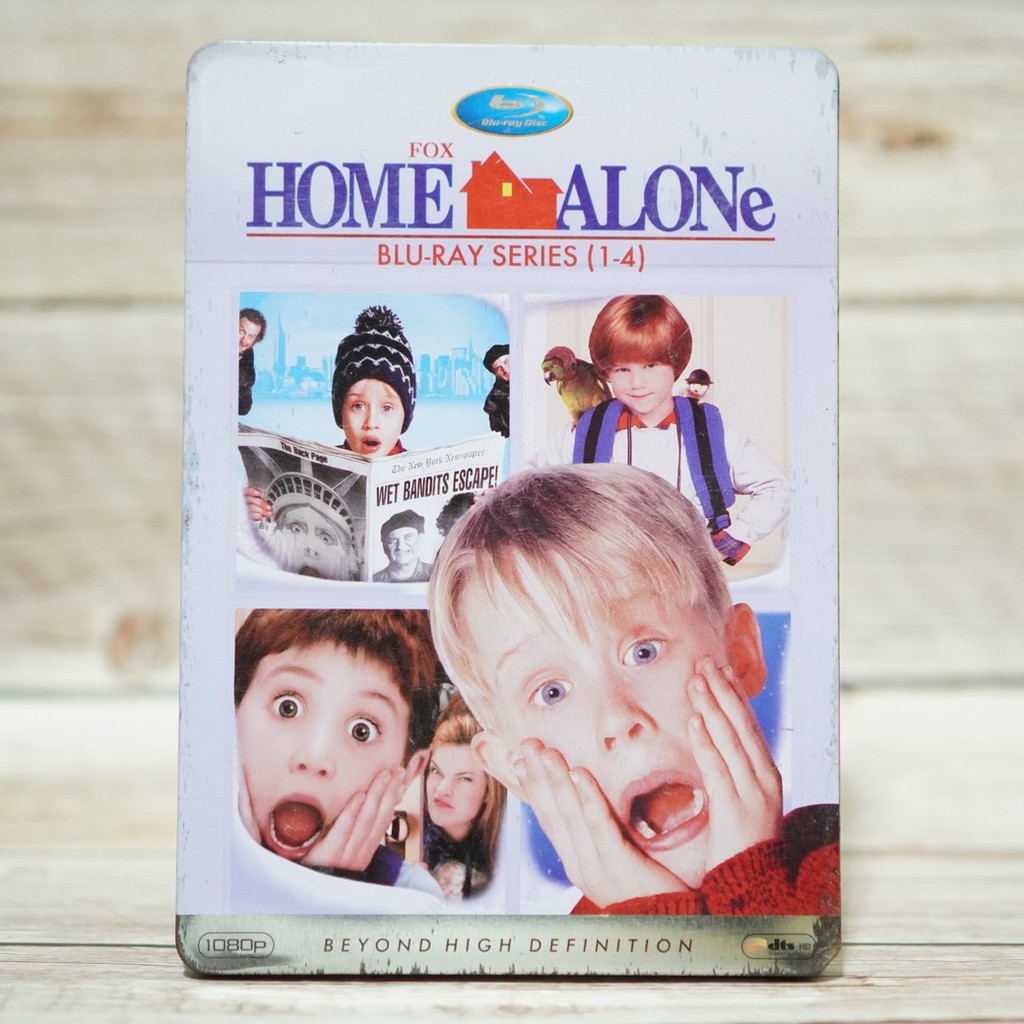Home Alone 1-4  (DVD) DVD9/ โดดเดี่ยวผู้น่ารัก 1-4 (ดีวีดี) กล่องเหล็ก *คุณภาพดี ดูได้ปกติ มือ 2
