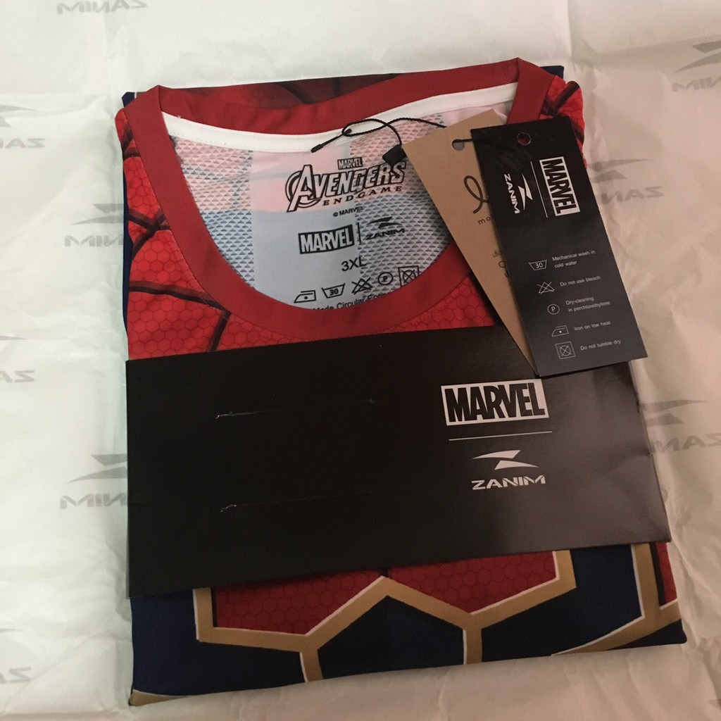 เสื้อวิ่ง Spider man ลิขสิทธิ์แท้ Marvel จาก ZANIM RUN